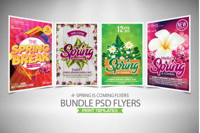 4 Spring Flyers Bundle