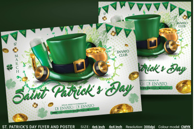 St. Patrick&#039;s Day Flyer And Poster