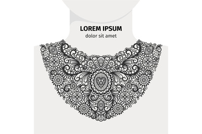 Neck print design