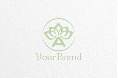 Premium  Letter A beauty Logo Templates