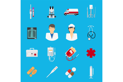 Medical icons set