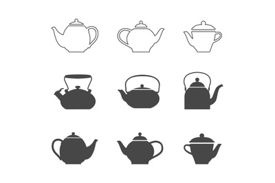 Tea pots set