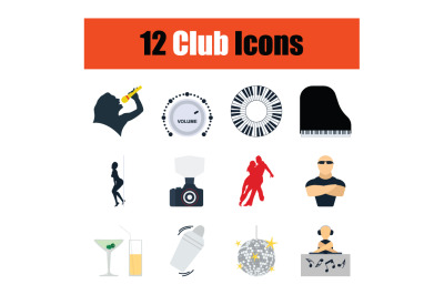 Set of Night club icons