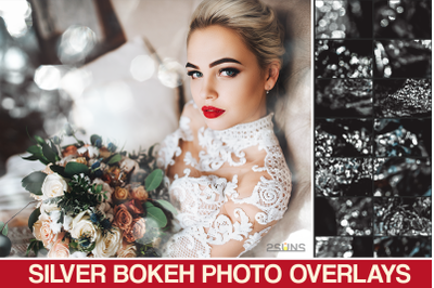Wedding bokeh overlay, christmas lights, magic sparkler