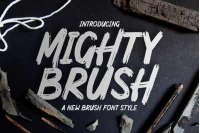 Mighty Brush Fonts