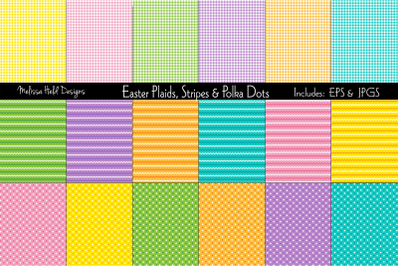 Easter Plaids, Stripes &amp; Polka Dots