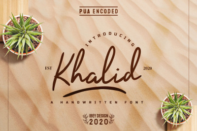 Khalid - Handwritten Script Font