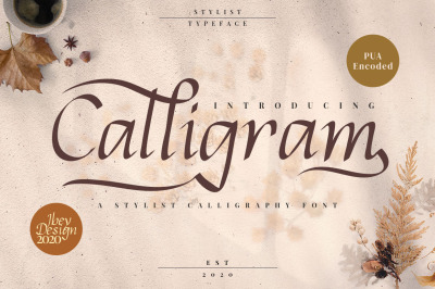 Calligram - Calligraphy Script Font