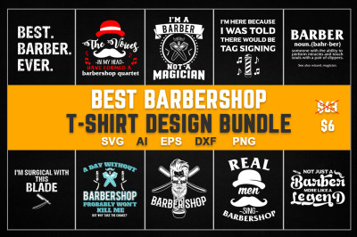 Best Barbershop T-Shirt Design Bundle