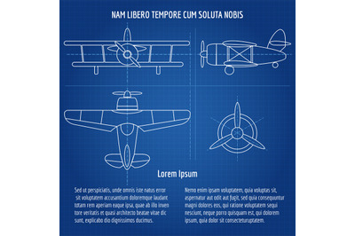 Plane vector blueprint