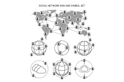 Social network  icons