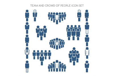 Team and crowd icons