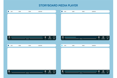 Storyboard media player