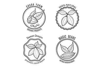 Cacao logo set