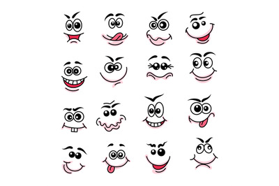 Doodle happy faces