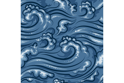 Japanese oriental seamless pattern