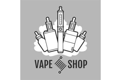 Vape label icon