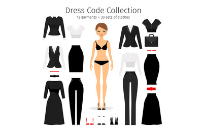 Women dress code set