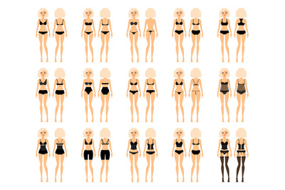 Types of woman underwear