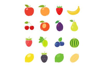 Fruits retro illustration