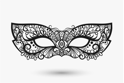 Beautiful lace mask