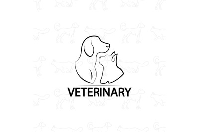 Veterinary logo design on pets