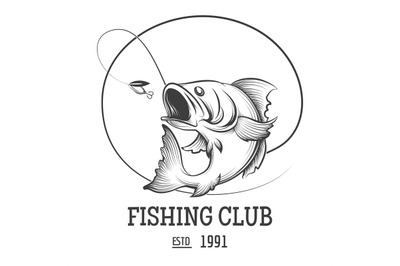 Fishing club logo