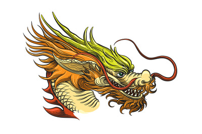 Chinese Dragon Head