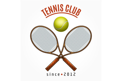 Tennis team club label