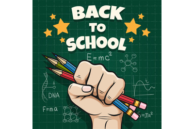 Children back to school poster