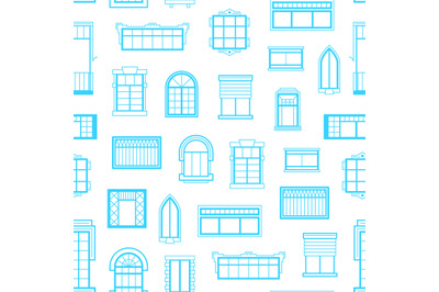 Vector window icons monochrome background pattern illustration