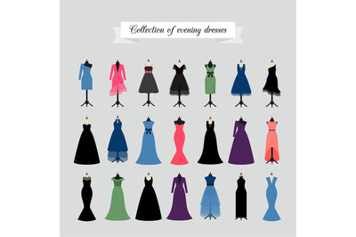 Evening Party Dresses Icons