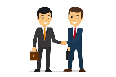 Businessmen shaking hands