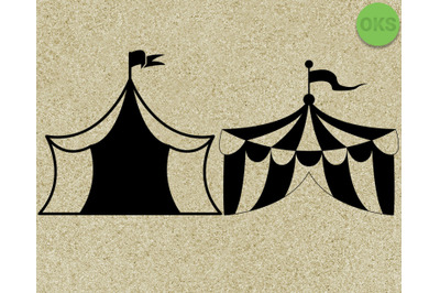 circus tent svg, svg files, vector, clipart, cricut, download