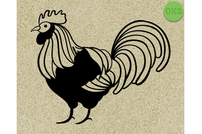 rooster svg, svg files, vector, clipart, cricut, download