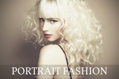 Portrait Fashion Mobile &amp; Desktop Lightroom Presets Pack