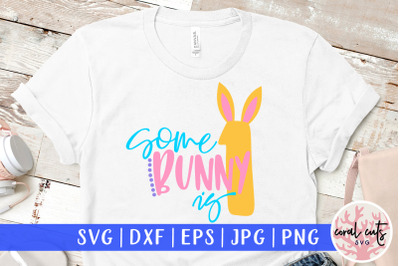 Some bunny is 1 - Easter SVG EPS DXF PNG File