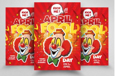 April Fool&#039;s Day Flyer Template