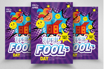 April Fool&#039;s Day Flyer Template