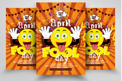 April Fool&#039;s Day Flyer Template