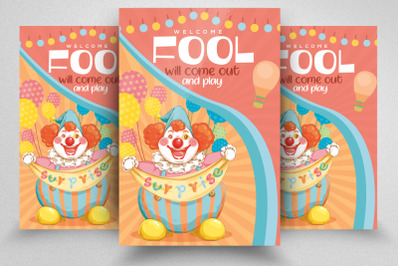 Apri Fool Flyer Template