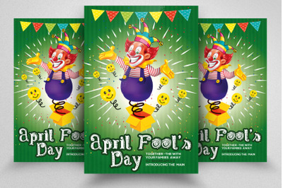 April Fool&#039;s Day Flyer Template