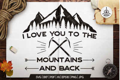 Mountain Adventure Badge, Vintage Camp Logo Patch