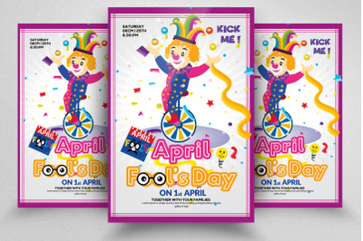 April Fool&#039;s Day Flyer Template