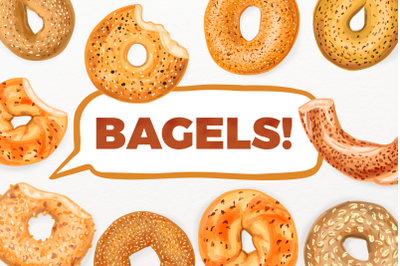 Download Bagel Pack Mockup Yellowimages