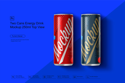 Download 250ml Matte Aluminium Can Mockup Yellowimages