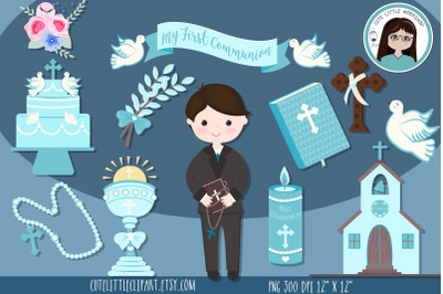 Boys First Communion Cliparts