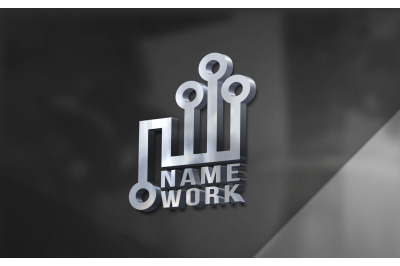Premium Letter N W Logo Template