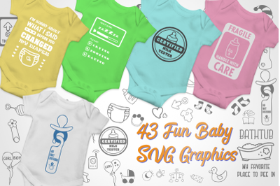 Fun Baby SVG Graphics