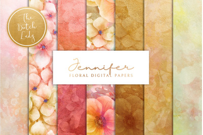 Floral Backgrounds &amp; Paper Designs - Jennifer